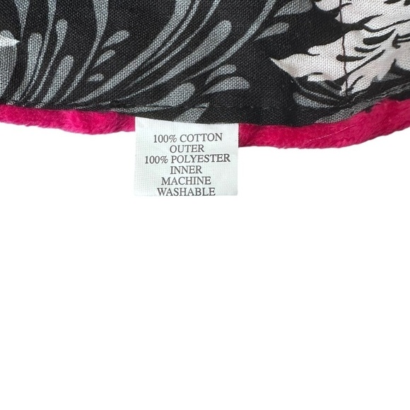 Car Seat Canopy Cover in Black, White, Gray and Pink - Picture 5 of 8